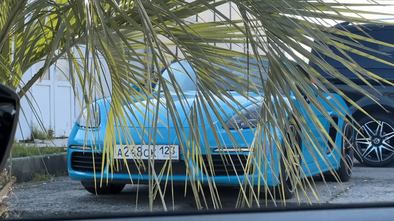 Luxury cars spotted in Sirius Russia parking area