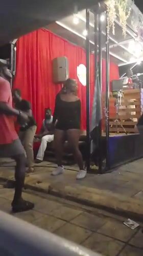 Nighttime outdoor performance draws crowd in Sabon Tasha, Nigeria