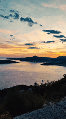 Coastal City Sunset Captured by Multiple Witnesses