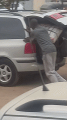 Local commerce activity observed in Nigerian village