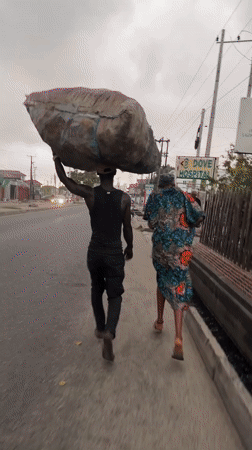 Morning street activity captured in Ado, Nigeria