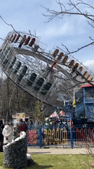 Family enjoys sunny day at Chaikovsky amusement park