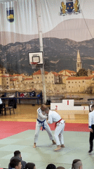 Martial arts tournament held in Budva gymnasium