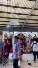 Wedding reception for Aisyah and Aldy held in Indonesia