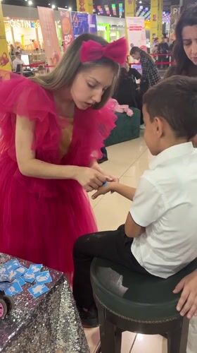 Festival Matryoshka children's event documented in Astrakhan shopping mall