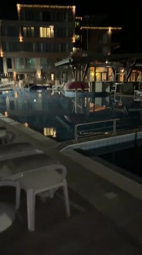 Empty Resort Complex Documented During Evening Hours in Bulgaria