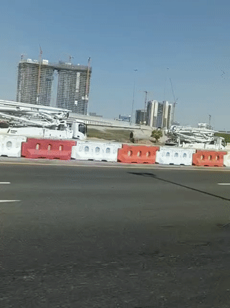 Routine daytime traffic recorded across Dubai highways and streets
