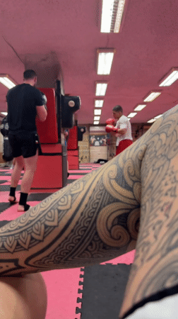 Boxing gym activity documented in Sofia, Bulgaria