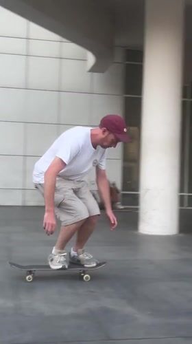 Skateboarding session across Barcelona plazas, late afternoon into evening