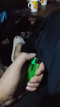 Casual evening social gathering documented in Multan, Pakistan