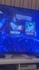 Paris resident records Ngannou-Lins heavyweight fight broadcast on television