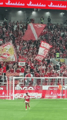 Match day at a Moscow stadium, inside and out