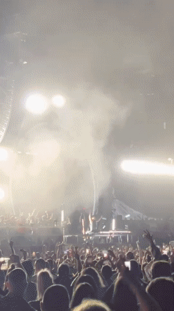 DJ set lights up Sofia with smoke, crowds, and a giant screen