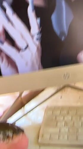 Computer screen shows image of two styled women in Bulgaria