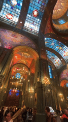 Orthodox Cathedral Interior Documented During Service in Zelenaya Roshcha