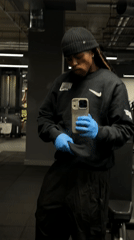 London gym-goer documents workout session with selfies, energy drink