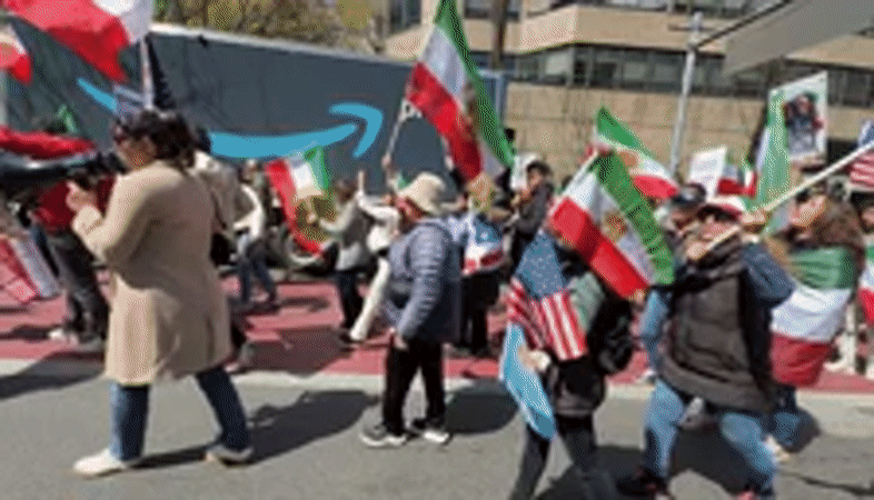 Multi-flag protest held in NYC park Sunday afternoon