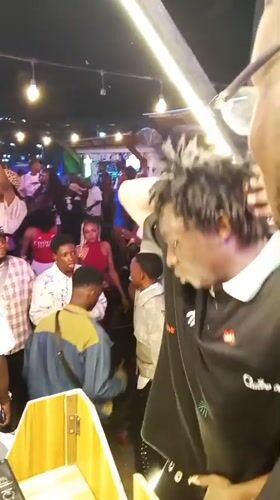 Late-night open-air party in Lokoja with DJ and live drums