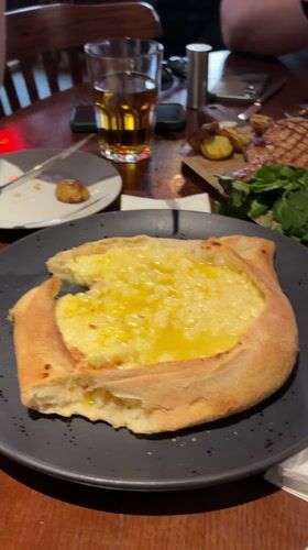 Georgian Restaurant Meal Documented in Central Moscow