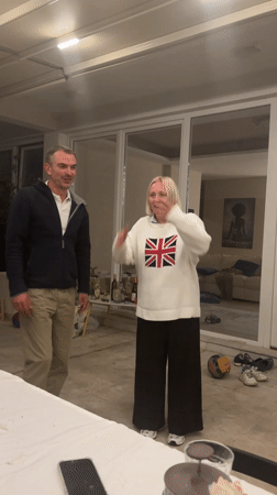 Two people observed in lit room in Montenegro