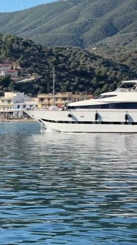 Morning yacht activity observed in Poros, Greece waters