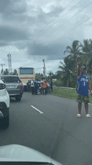 Bus-motorcycle accident draws police response in Carmen, Philippines