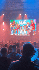 Russian rap group AK-47 performs live concert in Izhevsk