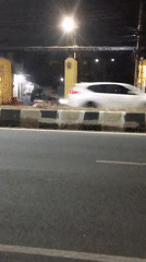 Nighttime streets and local activity in Kecamatan Pati