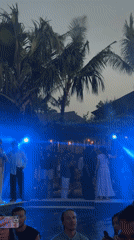 Evening social activities and street life observed in Kuta Selatan
