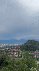 Cloudy afternoon scenes captured across historic Plovdiv, Bulgaria