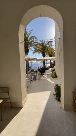Afternoon scenes from Tivat Montenegro's waterfront and marina district