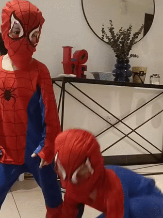 Children's toy playtime captured in Dubai home