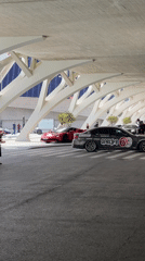 Supercar meet under Valencia's white arches