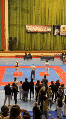 Karate tournament draws crowds to indoor arena in Gabrovo