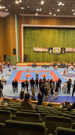 Karate tournament draws crowds to indoor arena in Gabrovo