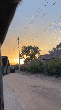 Sunset documented by witnesses in Bukuru, Nigeria