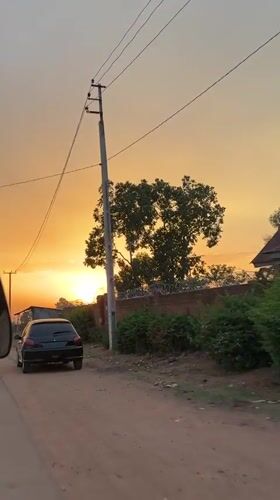 Sunset documented by witnesses in Bukuru, Nigeria