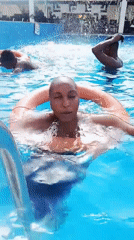 Poolside gathering and everyday life documented in Barakin Lerawi