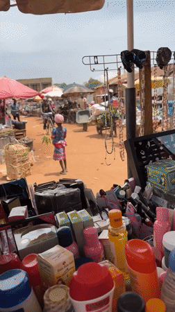 Daily market activity documented in Bukuru, Nigeria
