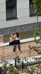 Midday street scenes and city views from central Moscow