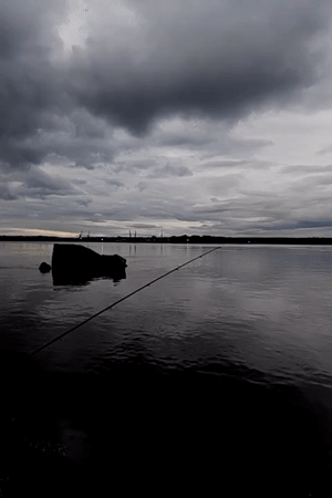 Fishing and boating activities observed on Kama River, Chaikovsky
