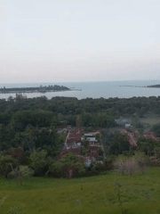 Tourist captures scenic coastal views in Lhokseumawe Indonesia