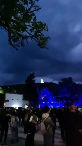 Evening cultural event draws crowds in Perushtitsa, Bulgaria