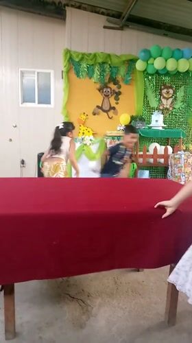 Jungle-themed children's birthday party celebrated in Altagracia, Venezuela