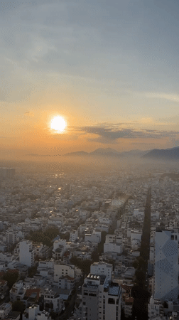 Dawn and dusk documented across Nha Trang Ward cityscape