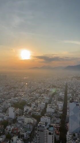 Dawn and dusk documented across Nha Trang Ward cityscape