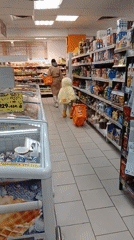 Routine grocery shopping captured on video in Yekaterinburg store