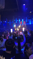 Nightclub party draws crowds in Ban Bang Rak, Thailand