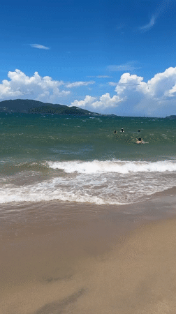 Beach day activities captured at Nha Trang, Vietnam