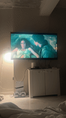TV drama scene observed in Krasnogorsk home